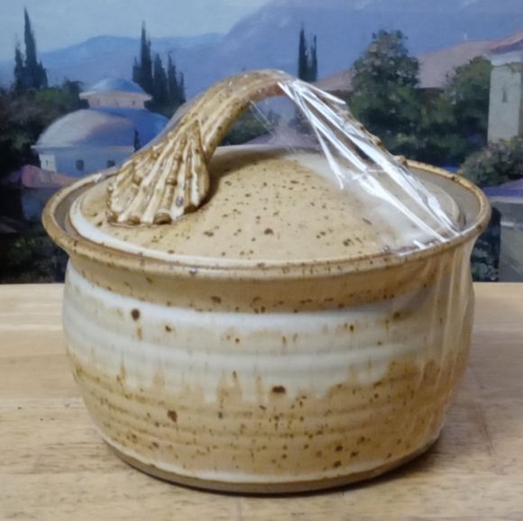 🇺🇸Signed Magnum Pottery Lidded Dish🍜Made In N.C. U.S.A.,Rob&Beth Magnum. - Picture 7 of 10